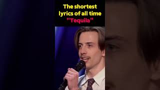 Tequila The shortest lyrics of all time by The Champs shorts shortsvideo shortsviral shortsfunny [upl. by Blynn]