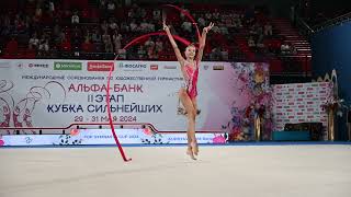 Daria Kudryavtseva Ribbon II Strongest Cup 2024 [upl. by Aremaj]