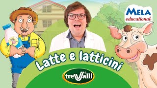 Latte  Renato lo scienziato Educational MelaMusicTV ​ [upl. by Edlitam]