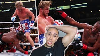 Reaction to KSI vs Logan Paul 2 CONTROVERSIAL Knockdowns [upl. by Mezoff]