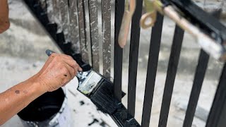 How to Paint Wrought Iron Railing  HouseSmarts Radio [upl. by Drallim]