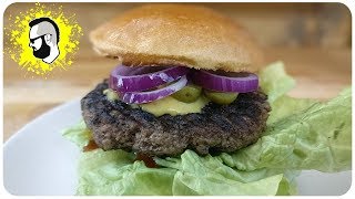 So gelingt auch DIR der PERFEKTE Hamburger PATTIES REZEPT  Pommes Män [upl. by Nosnaj619]