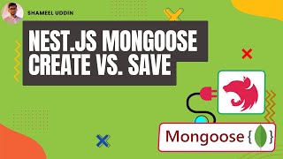 Nestjs Mongoose Tutorial 6  Create Vs Save  Storing Document [upl. by Lesoj392]