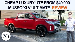 Australias CHEAPEST UTE of 2024  Updated SsangYong Musso XLV Ultimate Review [upl. by Mcnutt7]