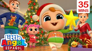 ¡Celebrando la Navidad en Familia 🎅🏻🎄 Canciones de Bebé Juan  Little Angel Español [upl. by Eiruam724]