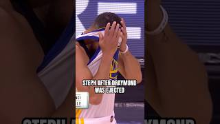 Steph Curry was frustrated after Draymond’s ejection 😬 [upl. by Esiuolyram890]