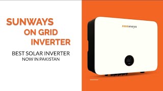 BEST SOLAR INVERTER sunways [upl. by Rodi295]