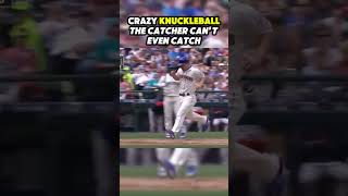 Crazy Knuckleball The Catcher Cant Even Catch 😱😵‍💫 knuckleball baseball mlb [upl. by Broderic]