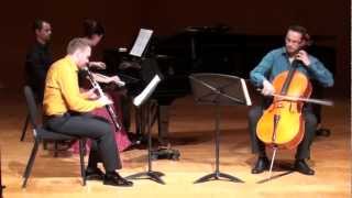 Harald Genzmer Trio for clarinet cello and piano [upl. by Ducan]