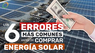 Las 6 cosas que debes saber antes de comprar un sistema fotovoltaico [upl. by Nirb]