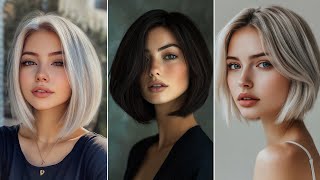 Hair Cuts And Hair Colour Ideas For Short Hairs 2024 🥰 Bob Hairstyles To Elevate Your Style [upl. by Pelson]