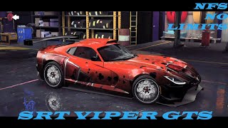 NFS No Limits  SRT VIPER GTS max stage customization [upl. by Leopoldeen]