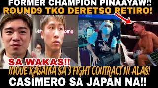 CASIMERO SIGN THE CONTRACT LABAN KAY INOUE MATUTULOY NA FORMER CHAMPION KINALAWANG TALO TKO PA [upl. by Onitsuaf]