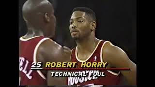 1994 NBA Playoffs First Round 2 Rockets vs 7 Blazers Game 3 Full Game [upl. by Given]