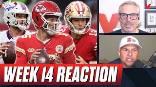 Reaction to BillsChiefs Seahawks49ers BroncosChargers RamsRavens  Colin Cowherd NFL [upl. by Gunas]