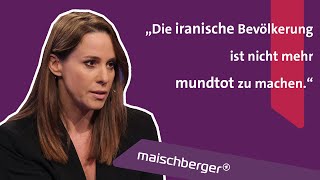 quotEine neue Form des zivilen Ungehorsamsquot  Natalie Amiri über die IranProteste  maischberger [upl. by Marbut]