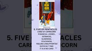 FIVE OF PENTACLES  TAROT CARD READING RIDER WAITE TAROT CARD tarot [upl. by Diahann]