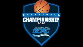 2018 GCAC Conference Basketball Tournament Mens Final Dillard vs Xavier [upl. by Vevine]