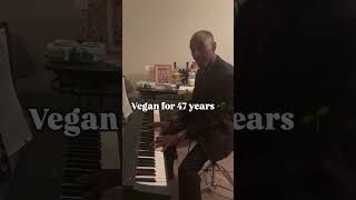 Amazing musician Alfred Pollitt has been vegan for 47 years 🎹 [upl. by Malvie]