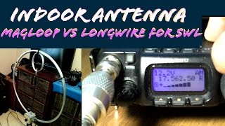 Indoor Magnetic Loop vs Long Wire Ham Radio amp Shortwave RX Comparison [upl. by Marasco947]