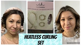 HEATLESS curling set INVISIBOBBLE TUTORIAL [upl. by Rapsac]