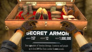 10 SECRET Pieces of Armor in Skyrim The last one WILL Shock YOU [upl. by Natsirk941]