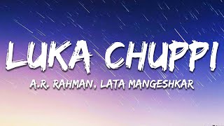 AR Rahman Lata Mangeshkar  Luka Chuppi Lyrics Rang De Basanti [upl. by Sukramal]