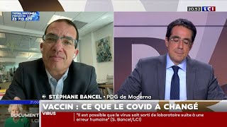 Linterview du PDG de Moderna  Stéphane Bancel [upl. by Ydal]