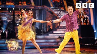 Chris McCausland and Dianne Buswell Salsa to Down Under by Men At Work ✨ BBC Strictly 2024 [upl. by Cobby]