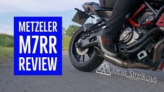 Metzeler M7RR Review [upl. by Nangatrad395]