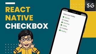 React Native Checkbox Tutorial  React Native Custom Components [upl. by Lseil752]