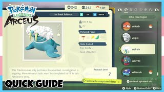 Where To Catch Walrein Cobalt Coastlands In Pokemon Legends Arceus  Location Quick Guide [upl. by Sheeree]