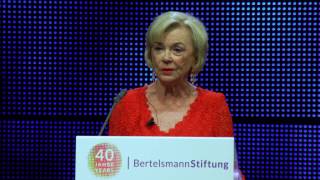 40 Years of the Bertelsmann Stiftung  Speech of Liz Mohn [upl. by Aloysius936]