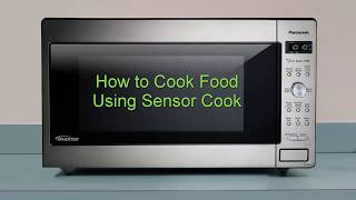 Panasonic  Microwave Ovens  Function  How to Cook Food using the Sensor Cook feature [upl. by Nibas]