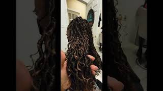 Curly Faux Loc 18quot  Tutorial  Ms Pks Crochet Braids [upl. by Leumel]