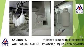 Cylinder Powder Coating [upl. by Kcireddor934]