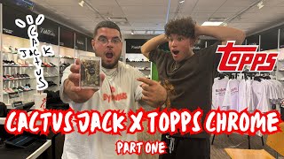 OPENING CACTUS JACK X TOPPS CHROME BOXES  Part One [upl. by Emorej]