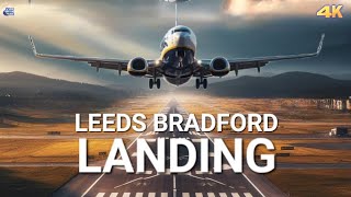 LEEDS BRADFORD RYNAIR LANDING 2024 4K [upl. by Ranee]