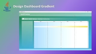 Java Swing UI  Gradient jPanel Design [upl. by Venn]