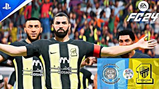 EA FC24  Al Ittihad vs Al Okhdood  PS5™ 4K60 Gameplay  Saudi Pro League 202324  Karim Benzema [upl. by Cigam]