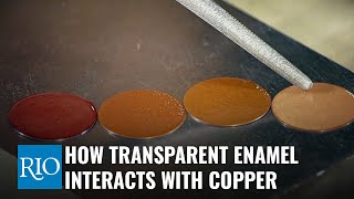 How Transparent Enamel Interacts with Copper [upl. by Atilemrac]