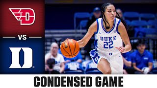 Dayton vs Duke Condensed Game  202425 ACC Women’s Basketball [upl. by Leffen]