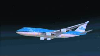 747400 KLM CURACAO  AMSTERDAM [upl. by Aryam]