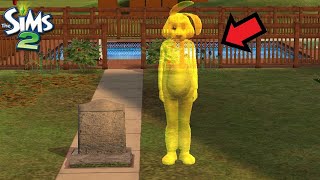 the SIMS 2  TOWARZYSKI KRÓLICZEK JAKO DUCH MOJE POPSUTE MIŁOWO [upl. by Htesil]