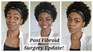 Post Fibroid Surgery Update  Hysteroscopic Myomectomy  Part 1  NaturalMe4C [upl. by Alfonzo132]