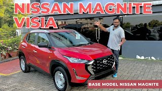 599 ലക്ഷത്തിന് ഇത്രയും ഫീച്ചേഴ്സ്  New Nissan Magnite Visia Base variant review [upl. by Yardley349]