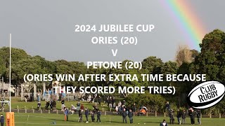 2024 Jubilee Cup Round 2 Ories 20 v Petone 20 [upl. by Arezzini]