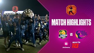 Ratnagiri Jets are the Champions of MPL 2024  Final Highlights  JioCinema amp Sports18 [upl. by Eittik]