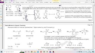 Dipole Moment in Organic Chemistry Part2 [upl. by Ydasahc741]