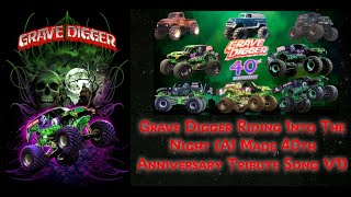 Grave Digger Riding Into The Night AI Made 40th Anniversary Tribute Song V1 [upl. by Towny]